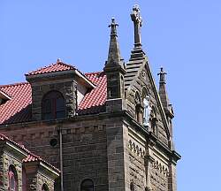 Facade of seminary building